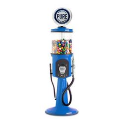 Roadside Relics Pure Retro Gas Pump Replica Mini Gravity Feed Gumball Machine