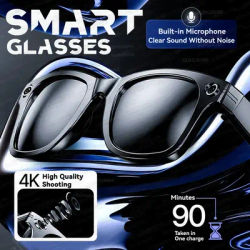 Smart Glasses AI Translate Bluetooth Call Music Voice Assistant Smart sunglasses Control Camera Video Recording Identify Object