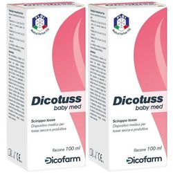 Dicotuss Baby Med Set da 2 2x100 ml Sciroppo per la tosse