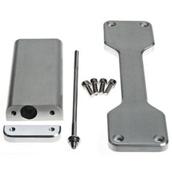 Drake Muscle Cars Battery Hold Down Billet Aluminum Clear, 1-year Automotive limited warranty 5R3Z-10718-BL