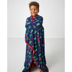 Navy Tree Traffic L Cloud Blanket - OSFA
