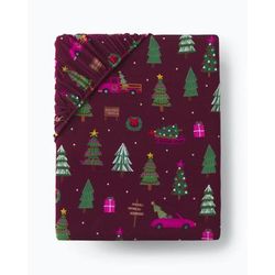 Cranberry Tree Traffic Fitted Crib Sheet - Standard