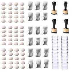 Wholesale Mini Ink Blending Tool Flat / Domed Foam Refills Replacement Applicators Storage Jars for Scrapbooking Stamping Tools