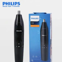 PHILIPS New NT1620 Nose and Ear Hair Trimmer Battery Powered Men's Grooming Electric Shaving Washable Nose Hair Shearing Trimmer