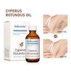 Semi-permanent Cyperus Rotundus Oil Hair Remover Armpit Legs Arms Hair Growth Inhibitor Beauty Skin Care Body Essential Oil