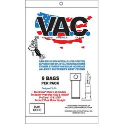 Electrolux, ProTeam Upright Replacement HEPA Filter Bags, 9 Pack