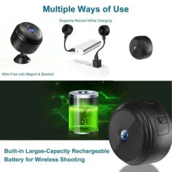 A9 Mini Camera HD Intelligent Home Security IP WiFi Camera Monitor Mobile Remote Camera Mobile Remote Application