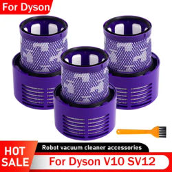 For Dyson V10 Filter Hepa Accessories Robot Vacuum Cleaner SV12 Washable Post-Filter Replacement Cleaning HEPA Spare Parts