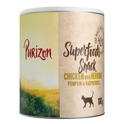 100g Chicken with Herring Pumpkin & Raspberries Superfoods Snacks Purizon Cat Snacks