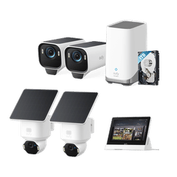 Outdoor Security Kit (4K Max View, PTZ, Smart Display, Up to 16 TB Storage, No Monthly Fee)