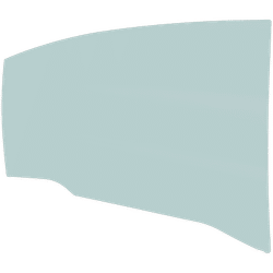 JC Whitney Door Glass, Rear, Passenger Side, 1-year unlimited-mileage warranty JRL48130017