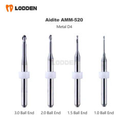 Aidite AMM-520 Drill Dental Milling Burs Metal Lithium Disilicate Shank DC Diamond Coating Milling Cutter Diameter material