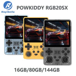 RGB20SX Retro Pocket Handheld Game Console 4.0 Inch 1:1 Screen Linux OS Portable Video Players Kids Gift