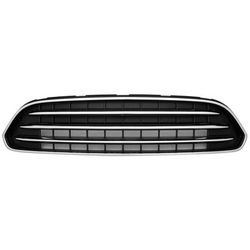 JC Whitney Grille Assembly ABS Plastic Chrome Shell & Painted Black Insert Grille, 1-year unlimited-mileage warranty GM07010095