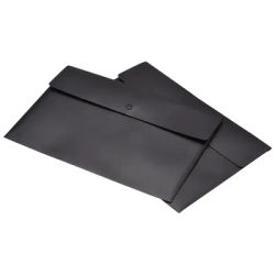 5Pcs Portable File Folder Pockets A4 Envelope Document Organizer with Snap Button PP Lightweight Multifunctional Storage Pouch