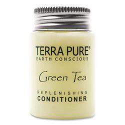 Diversified Hospitality Solutions Terra Pure Conditioner Jam Jar, Green Tea Lemongrass Scent, 1 oz Jar, 300/Carton (DHS007477)