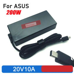 Chargeur d'alimentation adaptateur secteur d'origine 20V 10A 200W pour ordinateur portable ASUS ADP-200JB K Rectangle Mini USB