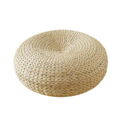 Tapis de paille rond tissé, respirant, universel, siège de Yoga, oreiller de sol, décoration, chaise assise, salon, bureaux