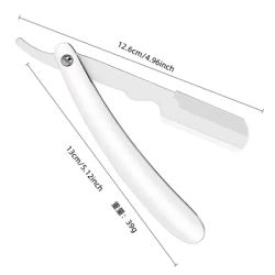 wood handle blade shaving razors professional barber shaver eyebrow razor men's replaceable blade shaving razor men gift