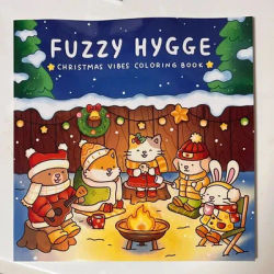 Cute Puppies Coloring Book for Adults Teens - Hygge Cartoon Art Therapy Relaxation Gift