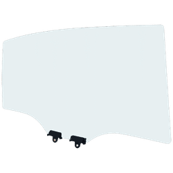 JC Whitney Door Glass, Rear, Passenger Side, 1-year unlimited-mileage warranty JRH48130031