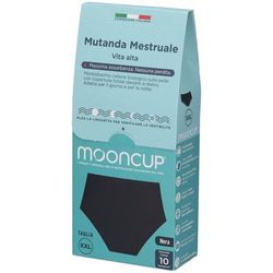 Mooncup Mutanda Mestruale Vita Alta Colore Nero Taglia XXL 1 pz Altro