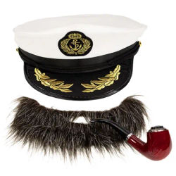 Lot d'accessoires "capitaine", 3 pièces