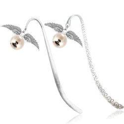 20 PCS Metal Bookmark Book Deathly Hallows Harry Notebook Bookmark Page Marker Magic Clip Marque Journal Pin