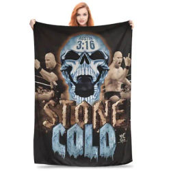 Jersey Stone Steve Austin Cold Blanket Warm Soft Street Trend Plush Bedding Throws For Girls Boys Home Decor Flannel Bedspread