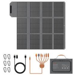 MHPOWOS Solar Charger 120W / 80W / 40W Portable Solar Panel，Outdoor emergency backup power for Camping Phone GoPro Powerstation