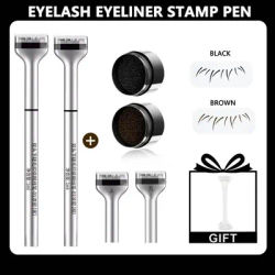 2-in-1 Lower Eyelash Stamp Lazy Lower Eyelash Stamp Makeup Cosmetics Beginner Convenient Mascara Stick Natural-looking Eyelash
