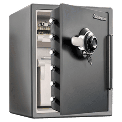 Sentry Safe Water-Resistant Combination Fire Safe, 125 Lb, 2 Cu Ft, Gunmetal