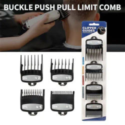 3 Pcs Hair Clipper Guards Guide Combs Trimmer Cutting Guides Styling Tools Attachment Compatible 1.5mm 3mm 4.5mm