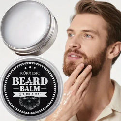 Styling Beard Wax,15g Beard Balm,Moisturizing, Smooth Soft Beard Care,Ideal Father'S Day Gift for Men,Beard Care,Glossy Finish