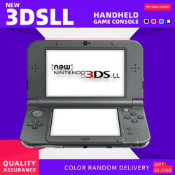 Original Refuebished NEW 3DSXL handheld game console free games nitendo new3ds xl 32GB/64gb/128gb/256gb