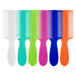 Double-sided fine tooth comb, used for smoothing hair, removing dandruff and lice, suitable for various hair types