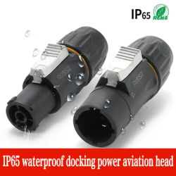 NAC3FX 16A PowerCON Aviation Plug Socket Power Input Output Adapter IP65 For Industrial Control LED Screen Light Audio Signal