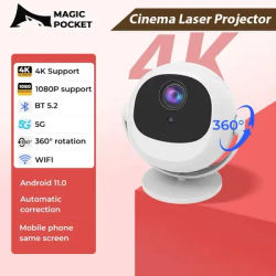1080P Wireless BL360 Projector Wifi Bluetooth Cinema Android Mini Led Small Mini Projector