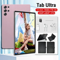 Original Tablet Tab Ultra 12 Inch 16GB RAM 1TB ROM tablet Android 13 Core Pad Tablet PC Phone Dual Wifi tablette android 8000mah