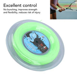 Corde de Tennis en Polyester, bobine de 200m, corde de raquette de Tennis pour l'entraînement, bobine de corde de Tennis verte fluorescente