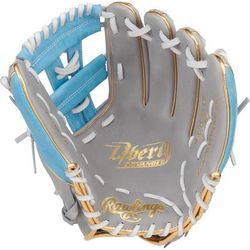 Rawlings Liberty Advanced 11.75" Split Single Post Web Fastpitch Softball Glove - Right Hand Throw Gray