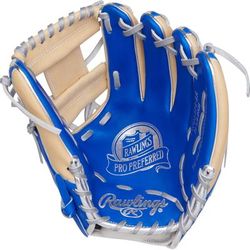 Rawlings Pro Preferred 11.5" Pro I Web 31 Pattern Baseball Glove - Right Hand Throw Blue/Tan