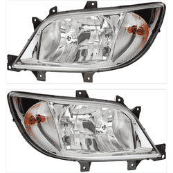 Hella Headlight Clear Lens, Driver & Passenger Side, 1-year limited warranty SET-H57247005021