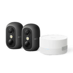 eufyCam C35 2-Cam Kit (Black) Black