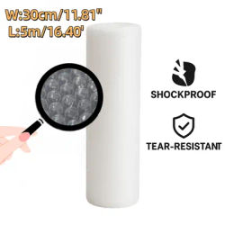 30cm x 5m Ecommerce Bubble Wrap Roll Premium Lightweight Void Fill Cushioning for Jewelry Ceramics Delicate Items Shipping