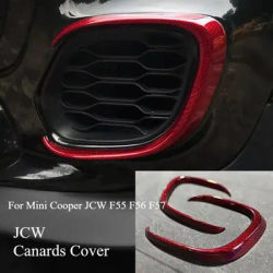 Canards en plastique ABS bâton sur Style Type couverture Extension de pare-chocs avant pièces de décoration 2014-2021 pour Mini Cooper JCW F55 F56 F57