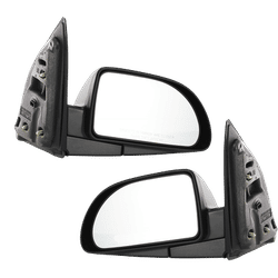JC Whitney Mirror Textured Black, Driver & Passenger Side, 1-year limited warranty SET-JST18ER