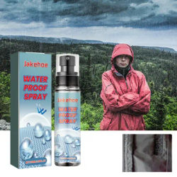 Jakehoe Waterproof Decontamination Spray Quick Remove Stain No Residue Lasting Snowproof Rainproof Fabric Protector Agent 100ml