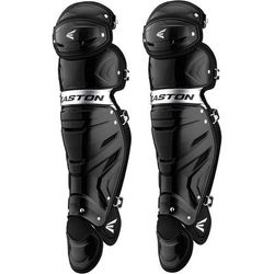 Easton GAMETIME Youth 14" Baseball Catcher's Leg Guards Black