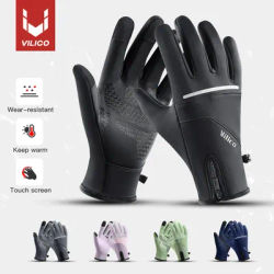 Cycling Gloves Winter Touch Screen Bicycle Gloves Outdoor Scooter Windproof Riding Motorcycle Ski Warm Bike Gloves